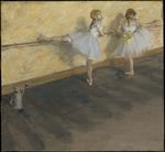 Dancers Practicing at the Barre 1877